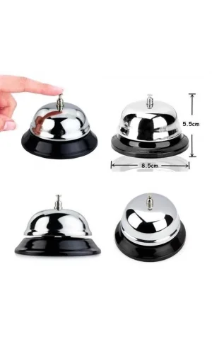 BUFFER® Masaüstü Dekoratif Otel Resepsiyon Görevli Çağırma Zili Çanı