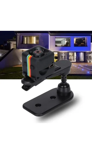 BUFFER® Mini Boy Küp Tipi Gece Görüşlü HD Kaliteli Güvenlik Kamerası