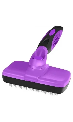 BUFFER®  Otomatik Temizlenebilen Tuşlu Pratik Kedi Köpek Tüy Toplama Fırçası