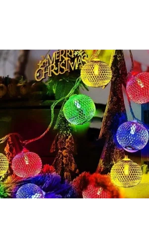 BUFFER® Parti ve Özel Gün Dekorasyonu Top Led Kandil Şeklinde Aydınlatma