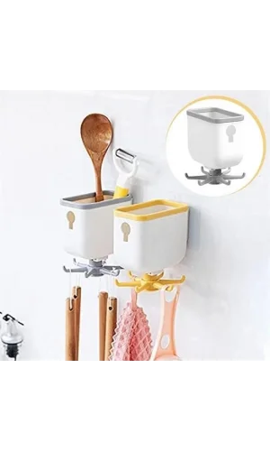 BUFFER® Pratik Mutfak Askılığı Organizatör Ve Mutfak Düzenleyici Çok Amaçlı Askı