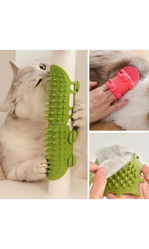 BUFFER® Sandalye Ayağına Takılabilen Ayarlanabilir Silikon Kedi Kaşınma Tarağı