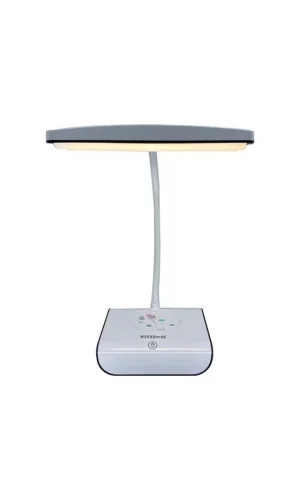 BUFFER® Şarjlı Oynar Esnek Başlıklı Dokunmatik 3 Farklı Modda Yanan Kaymaz Taban LED Masa Lambası