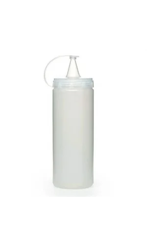 BUFFER® Şeffaf Kapaklı Sızdırmaz Yağlık Sosluk Şişesi Plastik Yağdanlık 400 ml AP-9028