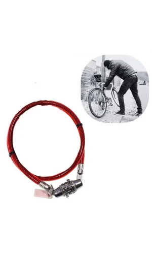 BUFFER® Şifreli Pratik ve Sağlam Bisiklet Kilidi