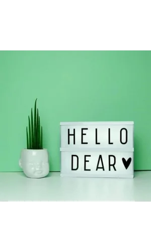 BUFFER® Sinematik Lightbox Dekorasyon Aydınlatma Aksesuarları (A5 Boyut)