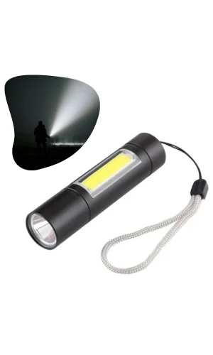 BUFFER® Solar Kutulu Mini El Feneri – Taşınabilir LED Kamp ve Acil Durum El Lambası