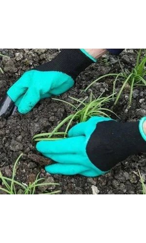 BUFFER® Toprak Kazma Ekme Çapalama İçin Korumalı Bahçe Bahçivan Eldiveni