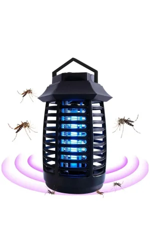 BUFFER® Tutma ve Asma Saplı Ledli Sinek Makinası 2W Sinek Öldürücü UV Mor Işıklı Aparat