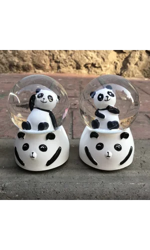 Büyük Boy Panda Kar Küresi