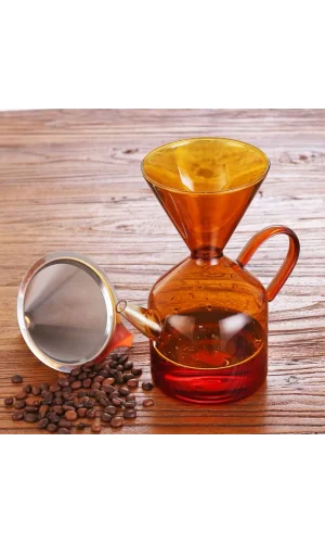 Cam Kahve Demleme Seti