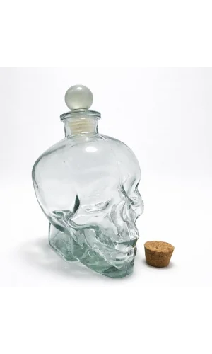 Cam Kurukafa İçecek Şişesi 16 Cm