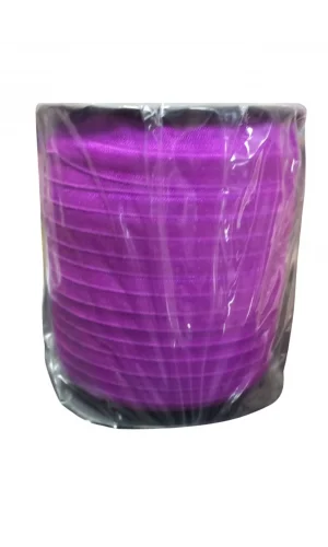 Çamaşır Lastiği Düz 1 cm  1 Metre Mor
