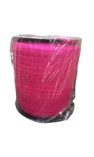 Çamaşır Lastiği Düz 1 cm  75 Metre 1 Top Fuşya