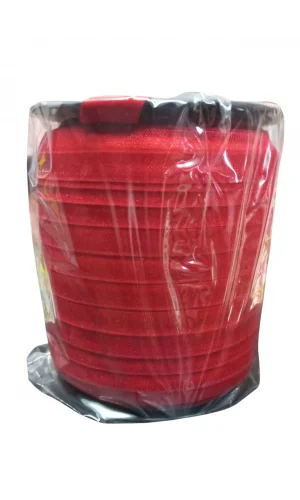 Çamaşır Lastiği Düz 1 cm  75 Metre 1 Top Kırmızı