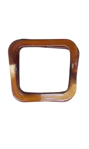 Çanta Sapı Kare Kahverengi 11 cm