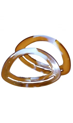 Çanta Sapı Oval Kahverengi 18 cm