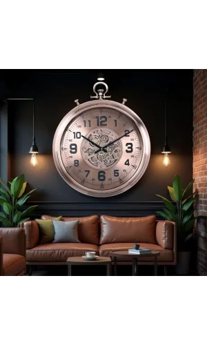 Çarklı Duvar Saati 52 cm