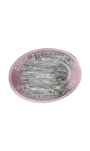 Çelik İğne Pembe Oval Kutuda 25 Gr