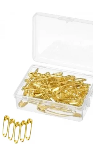 Çengelli İğne 50li Altın Kutuda 3cm