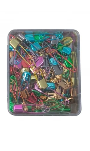 Çengelli İğne Kilitli Bebe Renkli Büyük 100 Adet