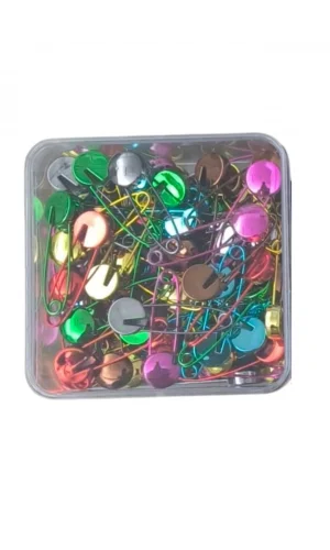 Çengelli İğne Kilitli Bebe Renkli Küçük 100 Adet