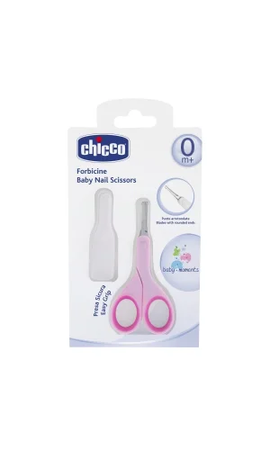 Chicco Kapaklı Tırnak Makası - Pembe