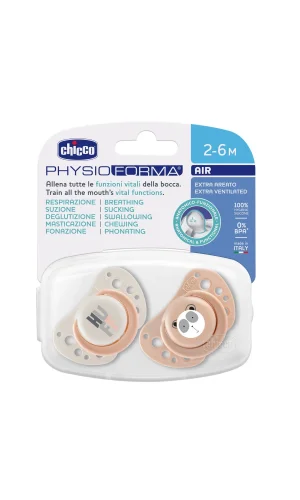 Chicco PhysioForma Air 2li Silikon Emzik 2-6 Ay Kız