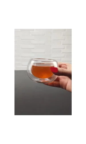 Çift Cidarlı Cam Reçellik 6 Adet