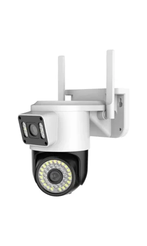 Çift Lensli Dış Mekan Wi-Fi Kamera