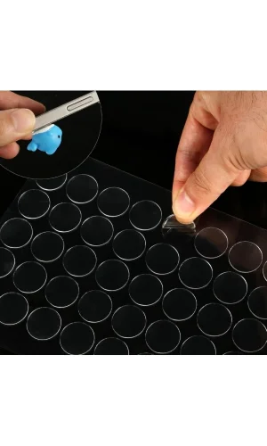 Çift Taraflı Yuvarlak Montaj Macunu 42 Adet