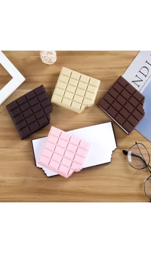 Çikolata Görünümlü Kokulu Not Defteri