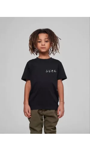 Çocuk Unisex Baskılı T-Shirt - Siyah