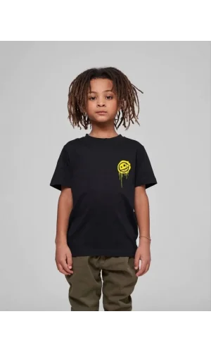 Çocuk Unisex Baskılı T-Shirt - Siyah