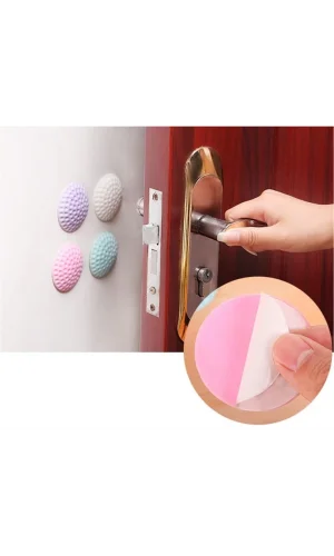 Çok Amaçlı Silikon Kapı Duvar Koruyucu Tampon - 4lü Paket