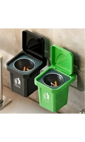 Çöp Kutusu Tasarımlı Duvar Küllüğü