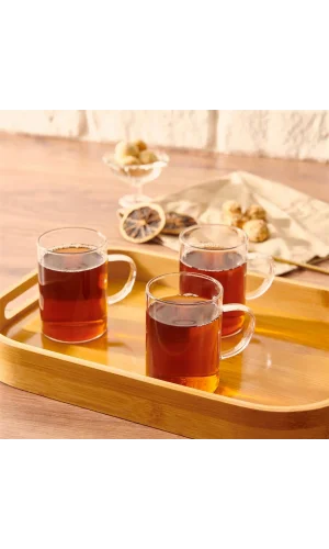 DecoHandy 6lı Cam Kupa 200 ml