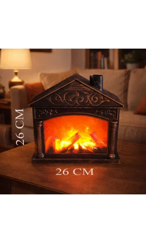 Dekoratif Ev Tasarımlı LED Şömine Işık