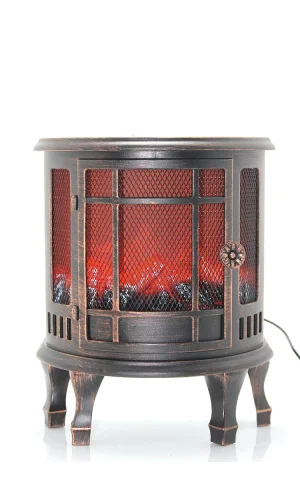 Dekoratif Ledli Şömine Lamba Model 1