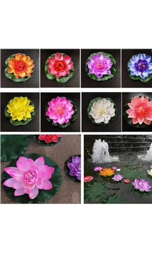 Dekoratif Yapay Lotus Çiçeği