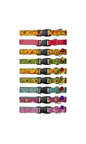 Desenli Zilli Kedi Tasması