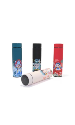 Dijital Göstergeli Paslanmaz Çelik Termos