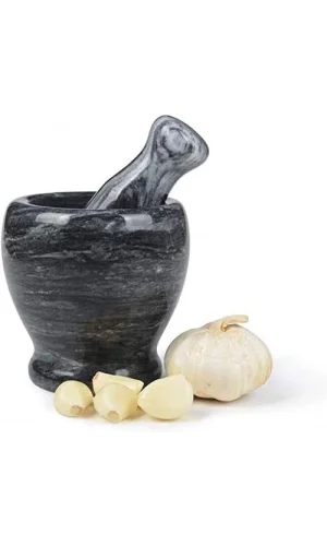 Doğal Cilalı Mermer Havan