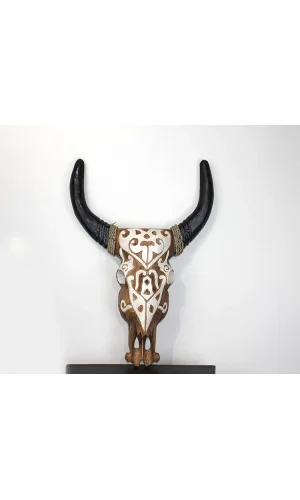 Duvara Asmalı Bufalo Kafası