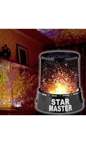 Duvara Işık Yıldız Yansıtan Star Master Gece Lambası