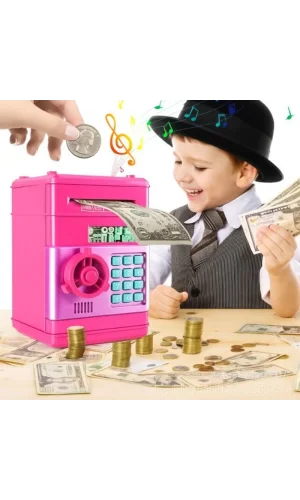 Elektronik Şifreli Kasa Otomatik ATM Kumbara