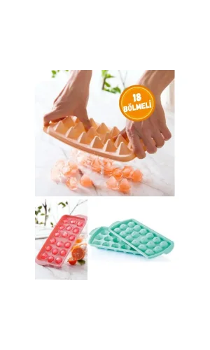 Elmas 18 Bölmeli Buz Kalıbı