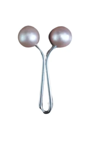 Eşarp Klipsi Top Model Düz Somon 1 Adet