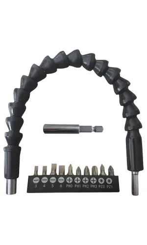 Esnek Şaftlı Tornavida Ucu Seti