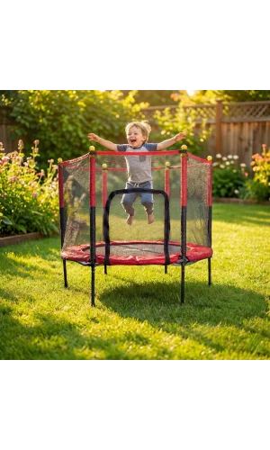 Fileli 140 cm Büyük Boy Trambolin